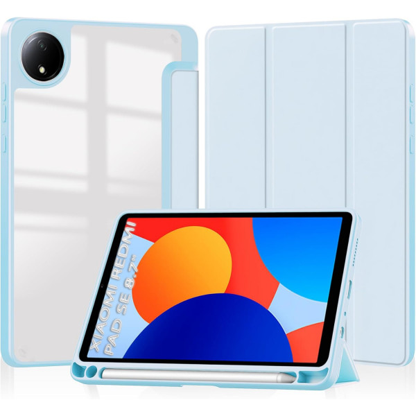 Чохол-книжка BeCover Soft Edge TPU для Xiaomi Redmi Pad SE 8.7 Light Blue (712569)