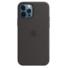 Чохол-накладка Apple Silicone Case with MagSafe для Apple iPhone 12 Pro Max Black (MHLG3)