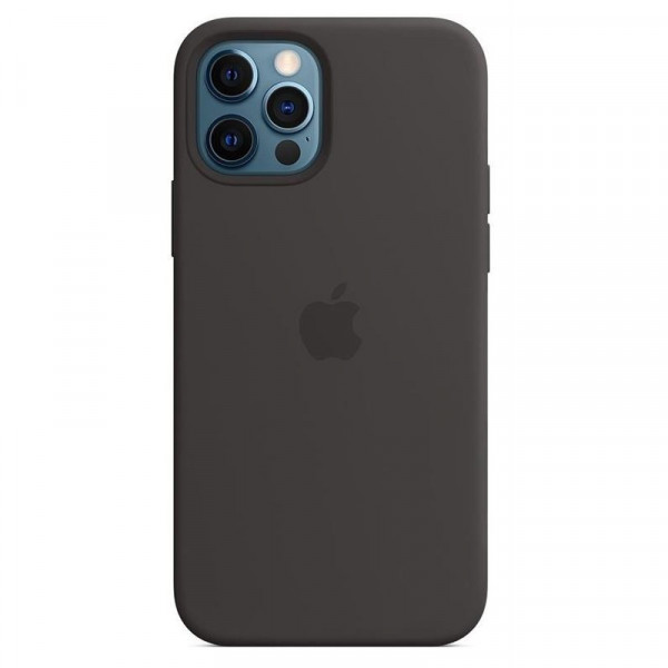 Чохол-накладка Apple Silicone Case with MagSafe для Apple iPhone 12 Pro Max Black (MHLG3)
