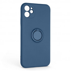 Чохол-накладка Armorstandart Icon Ring для Apple iPhone 11 Blue (ARM68643)