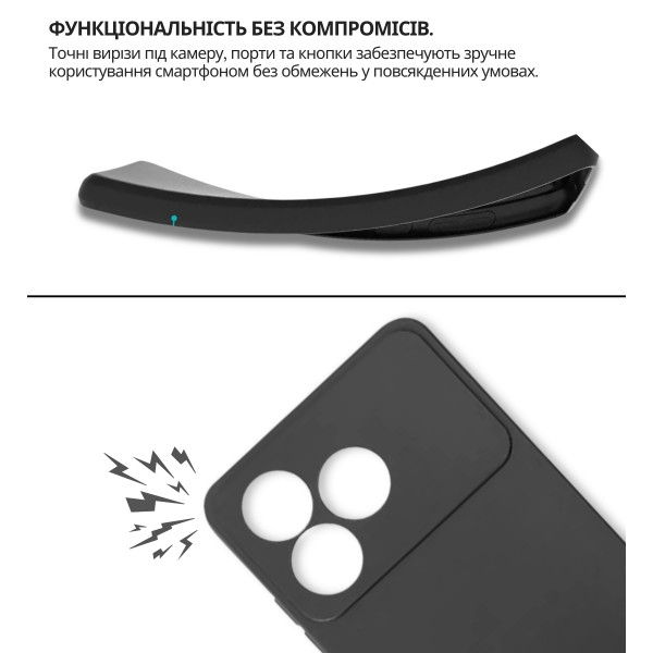 Чохол-накладка BeCover для ZTE Blade A36 / Nubia A36 Black (714936)
