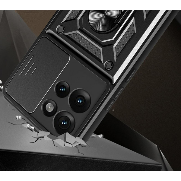 Чохол-накладка BeCover Military для Motorola Edge 50 Black (713050)
