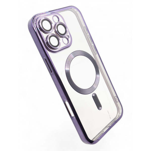 Чохол-накладка BeCover TPU Chrome Case MagSafe для Apple iPhone 16 Pro Sierra Blue (712082)
