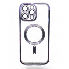 Чохол-накладка BeCover TPU Chrome Case MagSafe для Apple iPhone 16 Pro Sierra Blue (712082)