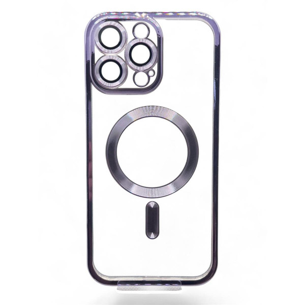 Чохол-накладка BeCover TPU Chrome Case MagSafe для Apple iPhone 16 Pro Sierra Blue (712082)