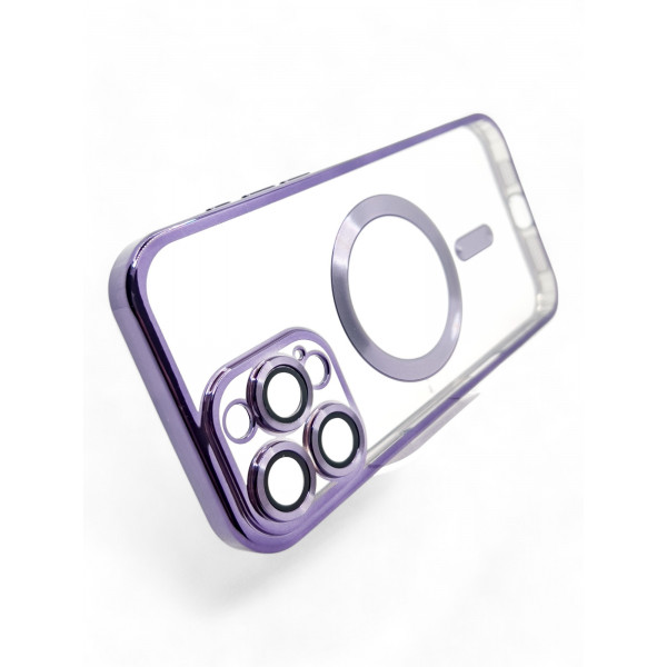 Чохол-накладка BeCover TPU Chrome Case MagSafe для Apple iPhone 16 Pro Sierra Blue (712082)