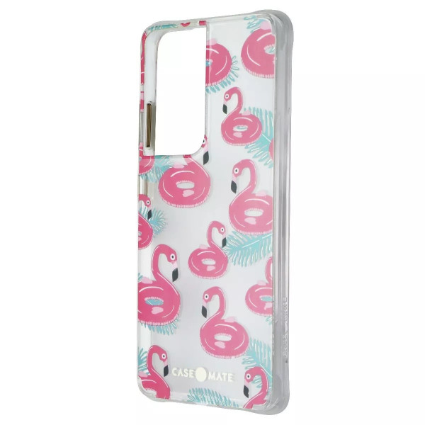 Чохол-накладка Case-Mate Tough Prints для Samsung Galaxy S21 Ultra SM-G998 Float On Flamingos (CM047278)