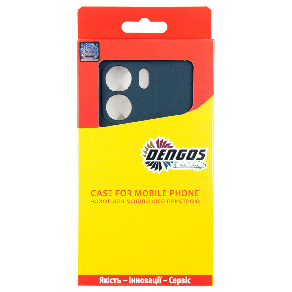 Чохол-накладка Dengos Carbon для Motorola Moto G06 Blue (DG-TPU-CRBN-241)