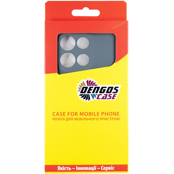 Чохол-накладка Dengos для Motorola G15/G15 Power Grey Full Glue (DG-KM-147) + захисне скло