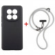 Чохол-накладка Dengos для Xiaomi Redmi Note 15 Black (DG-KM-CCRB-33) + ремінець