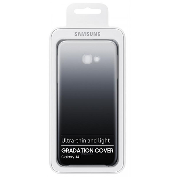 Чохол-накладка Samsung Gradation Cover для Samsung Galaxy J4+ SM-J415 Black (EF-AJ415CBEGRU)