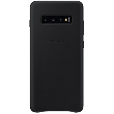 Чохол-накладка Samsung Leather Cover для Samsung Galaxy S10+ SM-G975 Black (EF-VG975LBEGRU)