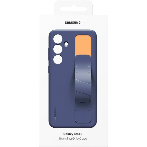 Чохол-накладка Samsung Standing Grip Case для Samsung Galaxy S24 FE SM-S721 Blue/Black (EF-GS721CNEGWW)