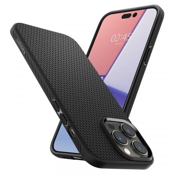 Чохол-накладка Spigen Liquid Air для Apple iPhone 14 Pro Max Matte Black (ACS04813)