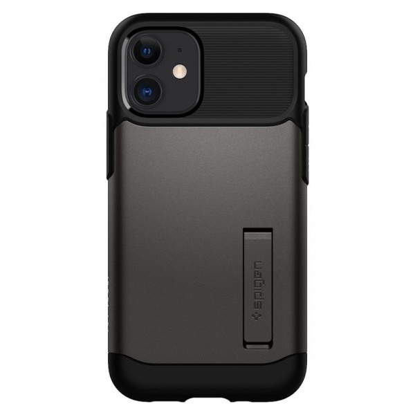 Чохол-накладка Spigen Slim Armor для Apple iPhone 12 Mini Gunmetal (ACS01546)