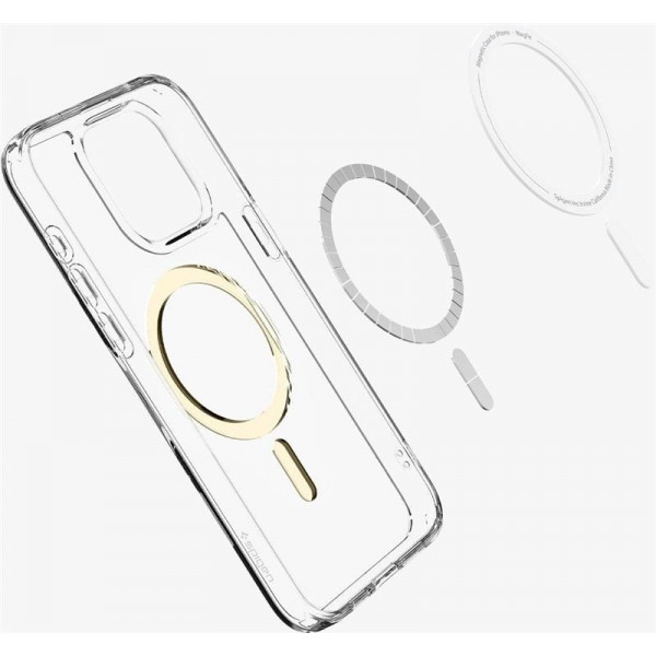 Чохол-накладка Spigen Ultra Hybrid MagFit для Apple iPhone 15 Pro Gold (ACS06718)