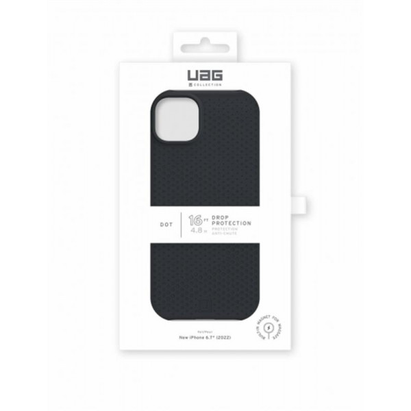 Чохол-накладка Urban Armor Gear Dot Magsafe для Apple iPhone 14 Plus Black (114081314040)