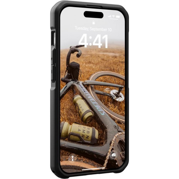 Чохол-накладка Urban Armor Gear Metropolis LT Magsafe для Apple iPhone 15 Pro Kevlar Black (114277113940)