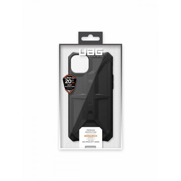 Чохол-накладка Urban Armor Gear Monarch для Apple iPhone 14 Plus/15 Plus Black (114033114040)