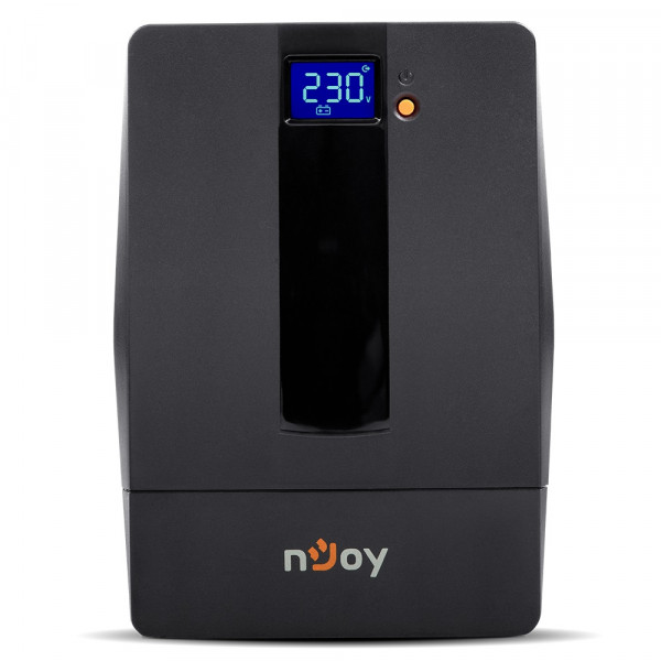 Джерело безперебійного живлення NJOY Horus Plus 1500 (PWUP-LI150H1-AZ01B) Lin.int., AVR, 4 x евро, USB, LCD, пластик