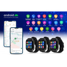 Дитячий смарт-годинник Garmix PointPRO-300 4G/GPS/WiFi Black
