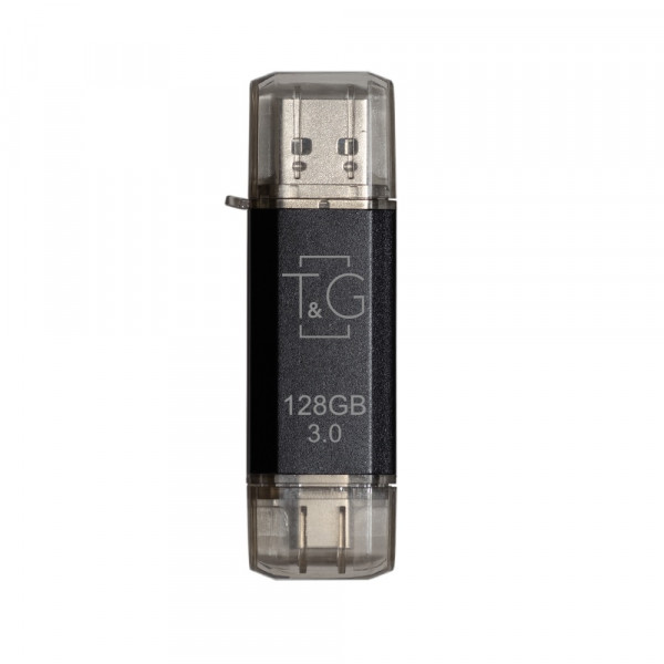 Флеш-накопичувач USB 3.0 128GB Type-C T&G 009 Star Series Black (TG009TC-128GBK3)
