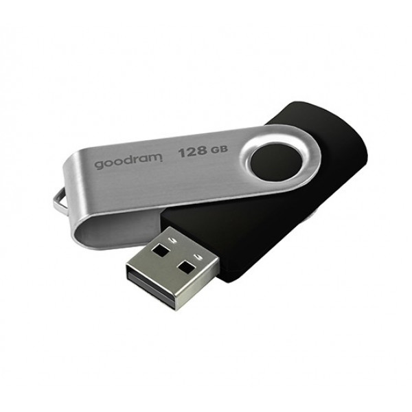 Флеш-накопичувач USB2.0 128GB Goodram UTS2 (Twister) Black (UTS2-1280K0R11)