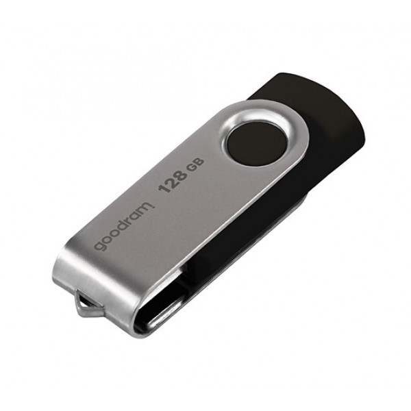 Флеш-накопичувач USB2.0 128GB Goodram UTS2 (Twister) Black (UTS2-1280K0R11)