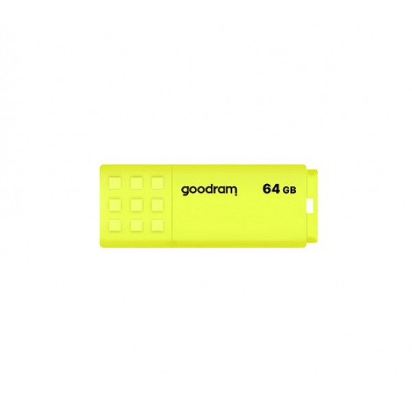 Флеш-накопичувач USB2.0 64GB Goodram UME2 Yellow (UME2-0640Y0R11)