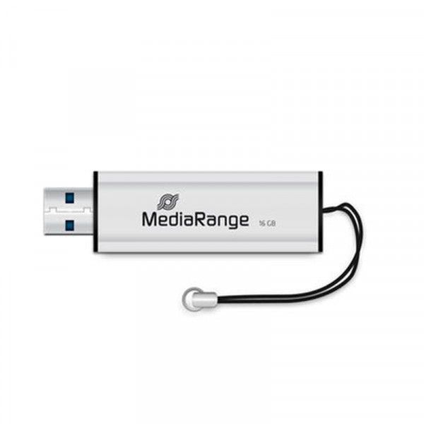 Флеш-накопичувач USB3.0 16GB MediaRange Black/Silver (MR915)