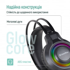 Гарнітура СolorWay GlowCore RGB Black (CW-HPG02BK)