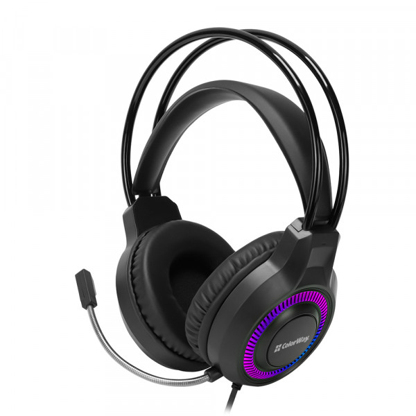 Гарнітура СolorWay GlowCore RGB Black (CW-HPG02BK)