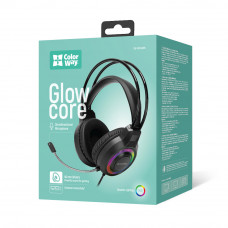Гарнітура СolorWay GlowCore RGB Black (CW-HPG02BK)