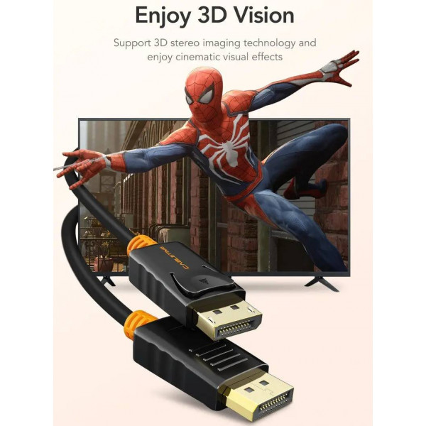 Кабель Cabletime DisplayPort - DisplayPort V 1.2 (M/M), 1 м Black (CD21H)