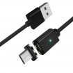 Кабель Essager Magic Power Magnetic USB - MicroUSB (M/M), 1 м Black (EXCCXM-ML01)