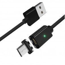 Кабель Essager Magic Power Magnetic USB - MicroUSB (M/M), 1 м Black (EXCCXM-ML01)