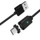 Кабель Essager Magic Power Magnetic USB - MicroUSB (M/M), 1 м Black (EXCCXM-ML01)