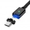 Кабель Essager Magic Power Magnetic USB - MicroUSB (M/M), 1 м Black (EXCCXM-ML01)