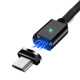 Кабель Essager Magic Power Magnetic USB - MicroUSB (M/M), 1 м Black (EXCCXM-ML01)