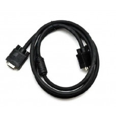 Кабель Gresso V4003 VGA - VGA (M/M), с 2-ма фер. кільцями, 5м, Black (2000700002296)