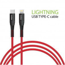 Кабель Intaleo CBRNYTL1 USB Type-C - Lightning (M/M), 1.2 м, Red (1283126504129)