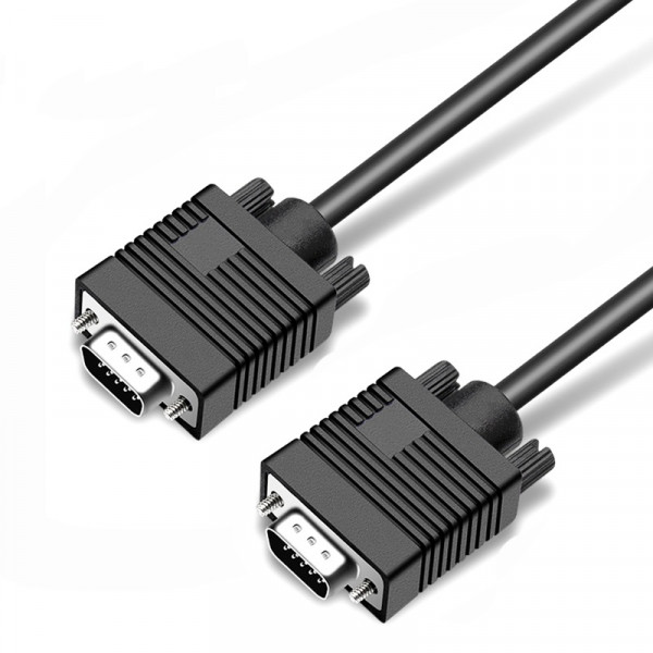 Кабель Prologix VGA - VGA (M/M), HD15M/HD15M (3+9С), 5 м, Black (PR-VGA-VGA-P-06-28-5m)