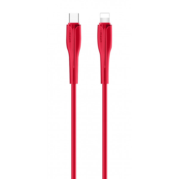 Кабель Usams US-SJ405 USB Type-C - Lightning, 1 м, Red (SJ405USB03)