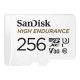 Карта пам`ятi MicroSDXC 256GB UHS-1/U3 Class 10 SanDisk High Endurance R100/W40MB/s + SD-адаптер (SDSQQNR-256G-GN6IA)