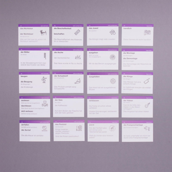 Картки для вивчення німецької мови English Student. Рівень С1-С2 - Високий