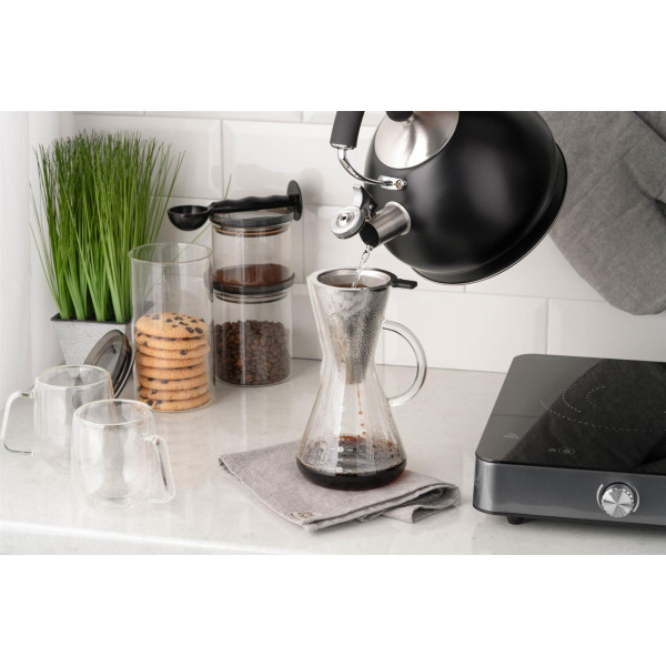 Кемекс для заварювання кави з фільтром ARDESTO Black Mars 600 мл (AR0706CM)