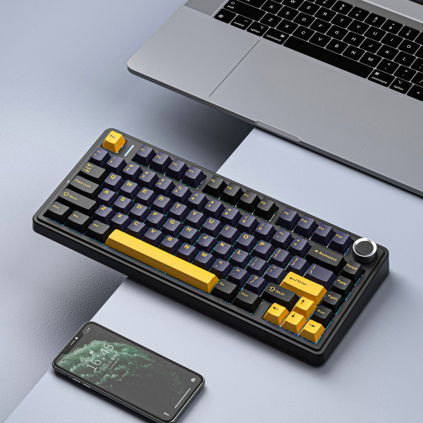 Клавіатура Aula F75 Wired Gasket Black (6978080504890)