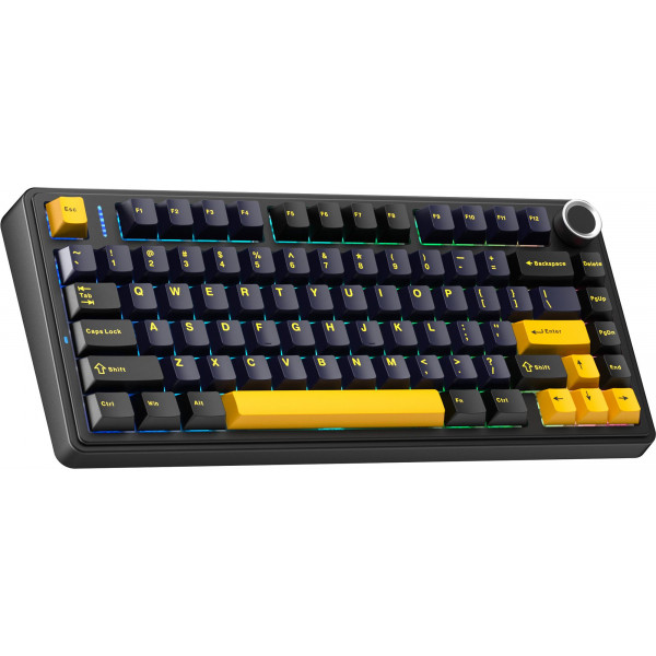 Клавіатура Aula F75 Wired Gasket Black (6978080504890)