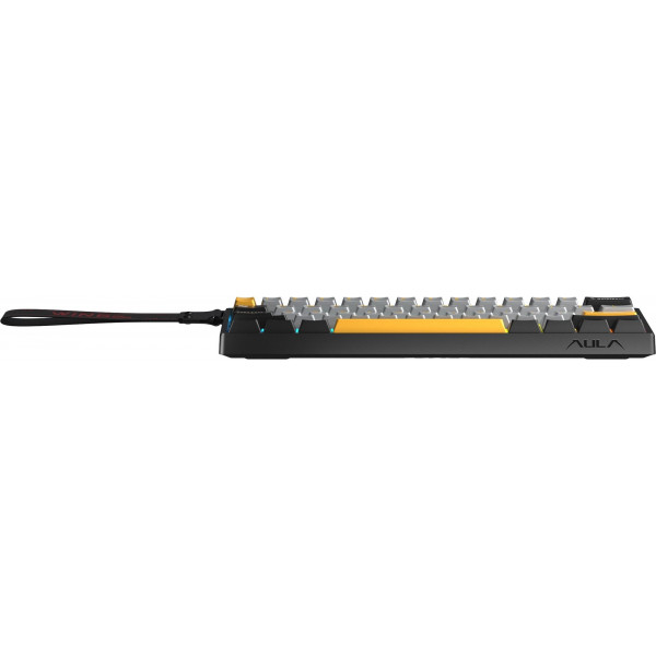 Клавіатура Aula WIN68 HE Max Magnetic switch Black/Grey/Yellow (6978080504036)