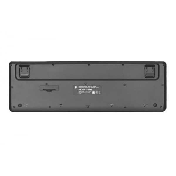 Клавіатура бездротова 2E KS220 WL Ukr Black (2E-KS220WB)